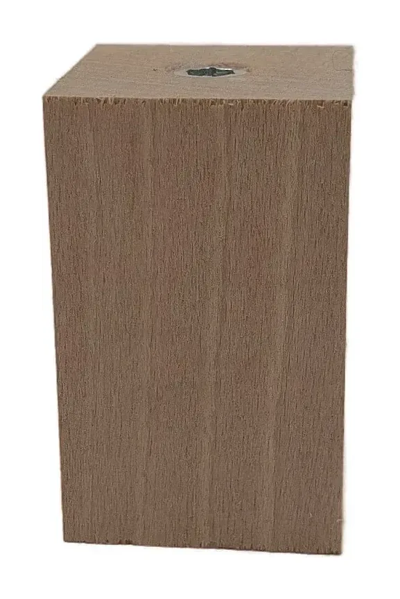 Masse d'angle bois rectangulaire 50 x 50 mm - M8