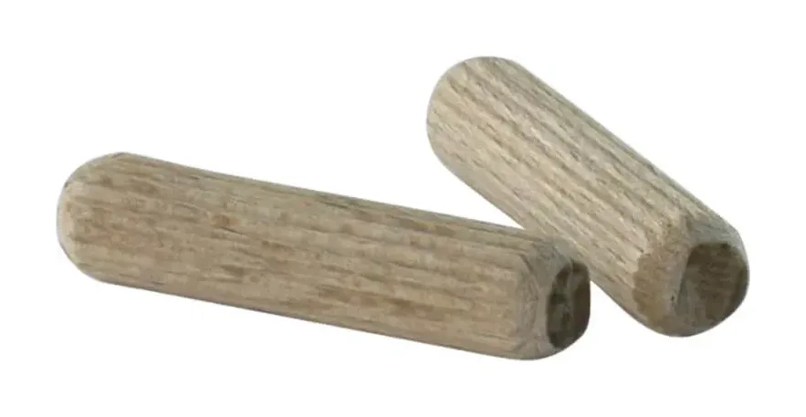 Tourillon en bois strié