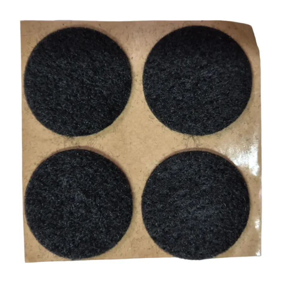 Patins feutre ronds à coller - Lot de 4